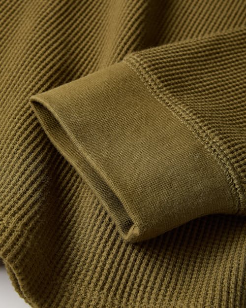 laydown detail image of Waffle Crewneck