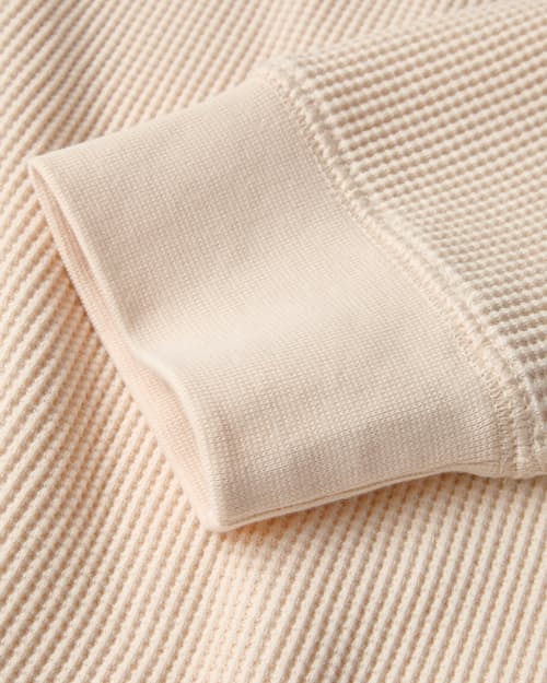 laydown detail image of Waffle Crewneck