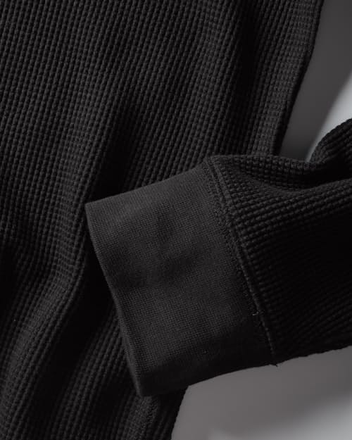 laydown detail image of Waffle Thermal Henley