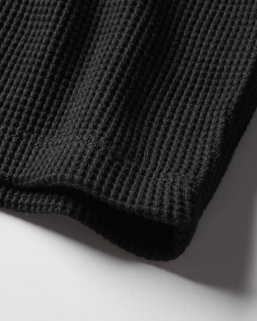 laydown detail image of Waffle Thermal Henley