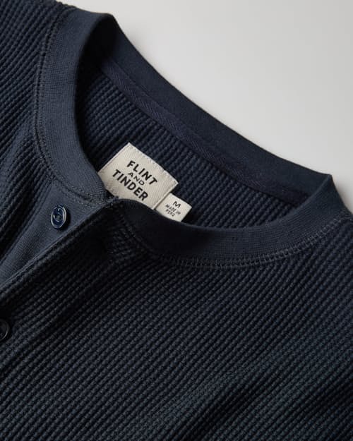 laydown detail image of Waffle Henley