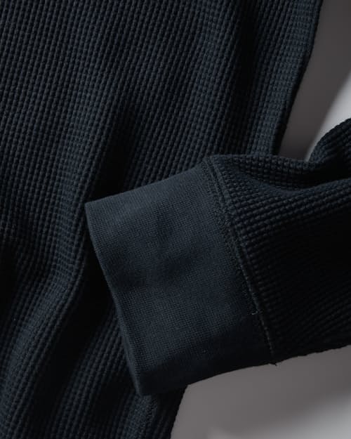 laydown detail image of Waffle Thermal Henley