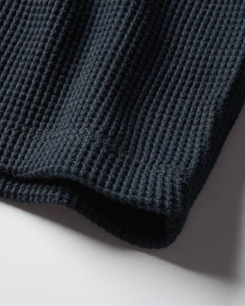 laydown detail image of Waffle Thermal Henley