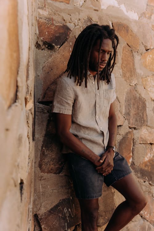 lifestyle image of The California Short Sleeve Shirt
