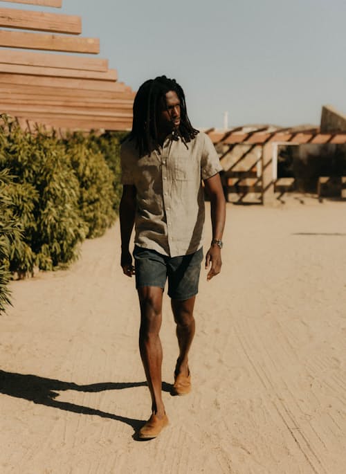 lifestyle image of The California Short Sleeve Shirt
