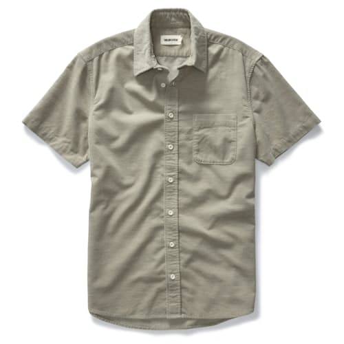 laydown image of The California Short Sleeve Shirt
