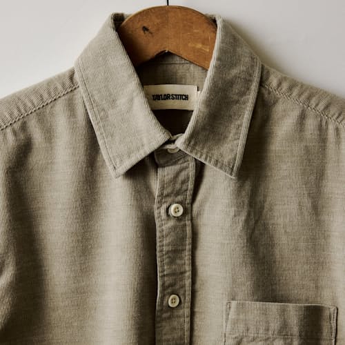 laydown detail image of The California Short Sleeve Shirt
