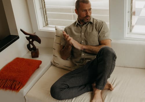 lifestyle image of The California Short Sleeve Shirt