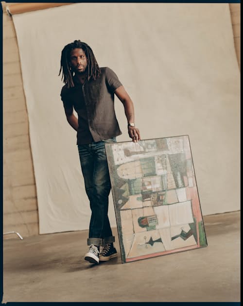 on model image of The Conrad Shirt