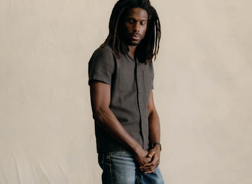 on model image of The Conrad Shirt