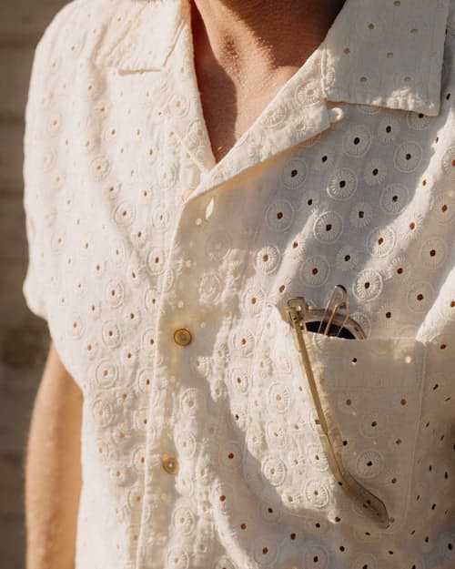 lifestyle image of The Hawthorne Short Sleeve Shirt