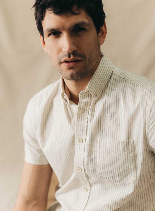 on model image of The Jack Short Sleeve Shirt