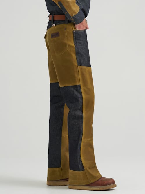 on model image of Wild Adventure Jean