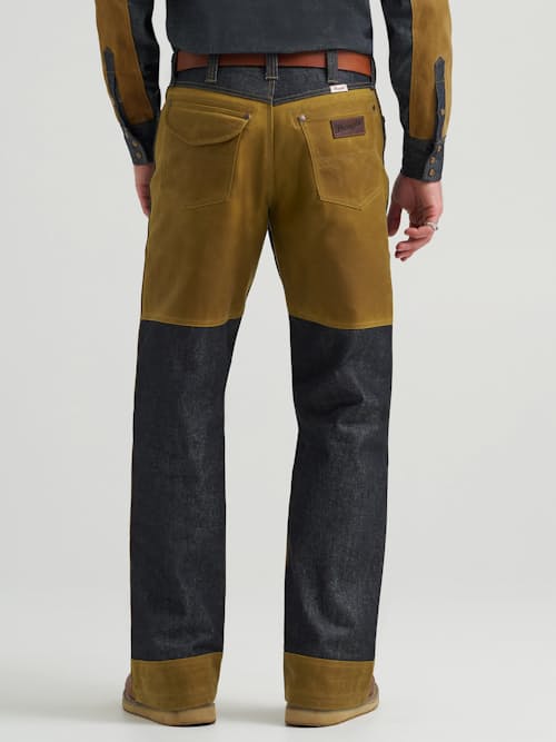 on model image of Wild Adventure Jean