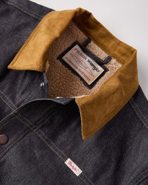 laydown detail image of Denim Work Jacket
