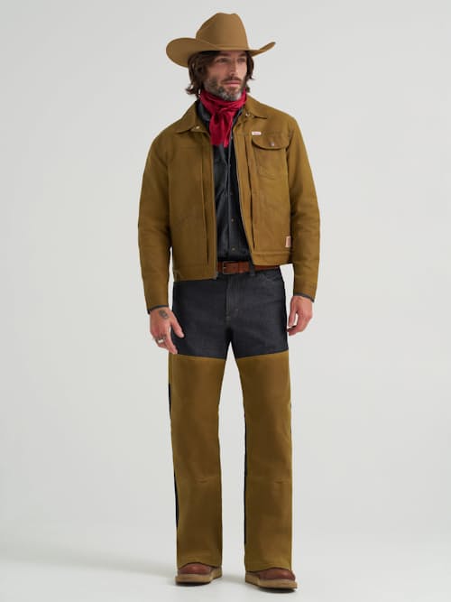 on model image of Wool Lined Adventure Jacket