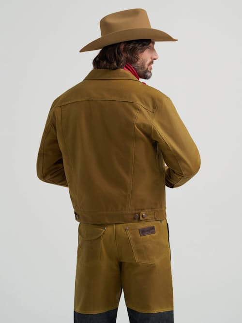 on model image of Wool Lined Adventure Jacket