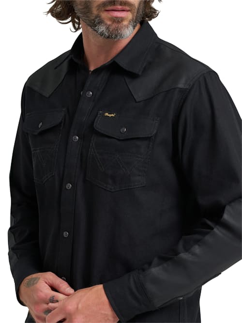 on model image of Wild Adventure Shirt