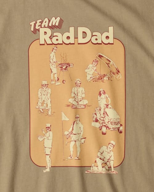 laydown detail image of Rad Dad T-Shirt