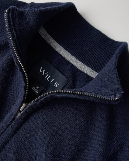 lifestyle image of EasyCash  Quarter Zip Sweater