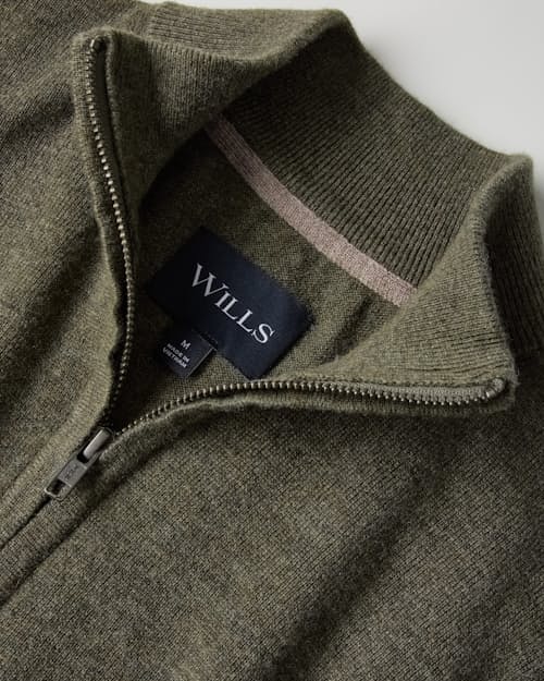 lifestyle image of EasyCash  Quarter Zip Sweater