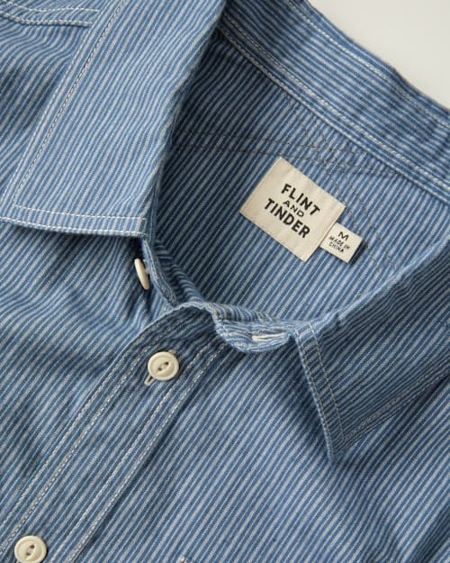 laydown detail image of Cotton Crossback Utility Workshirt