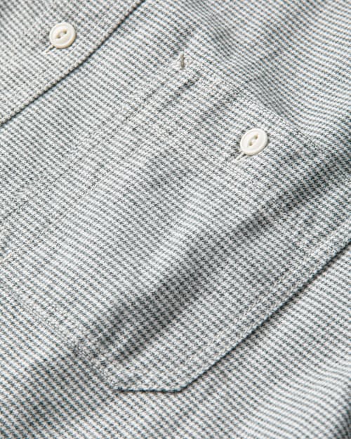 laydown detail image of Cotton Crossback Utility Workshirt