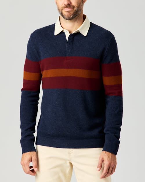 lifestyle image of Merino Rugby Sweater