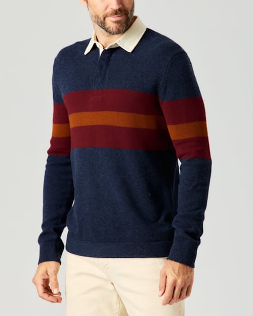 lifestyle image of Merino Rugby Sweater
