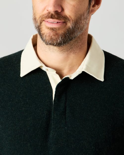 lifestyle image of Merino Rugby Sweater
