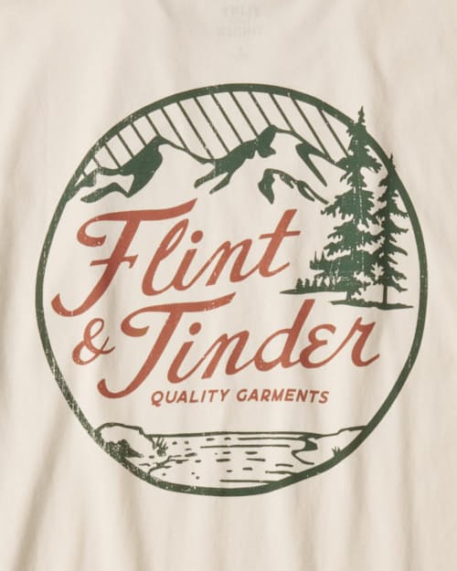 laydown detail image of Mountain Graphic T-Shirt