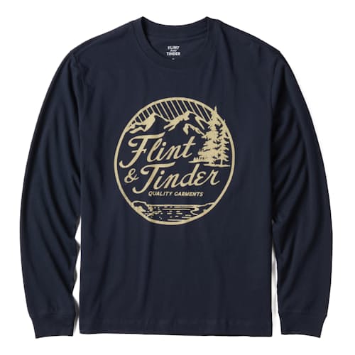 laydown image of Mountain Graphic LS T-Shirt