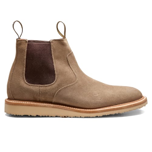 laydown image of Work Wedge Chelsea Boot