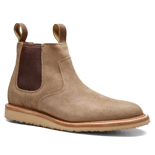 laydown image of Work Wedge Chelsea Boot