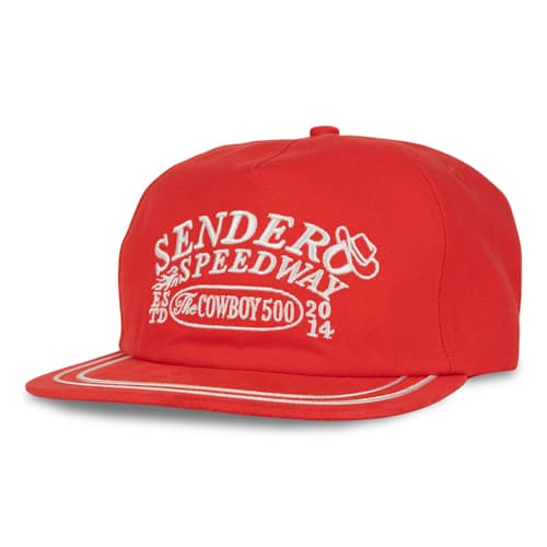 laydown image of Sendero Speedway Snapback Hat