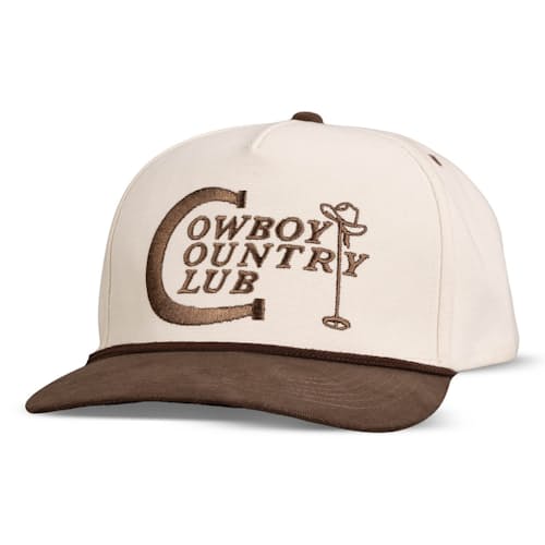 laydown image of Cowboy Country Club Snapback Hat