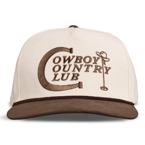 laydown image of Cowboy Country Club Snapback Hat