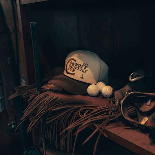 lifestyle image of Cowboy Country Club Snapback Hat
