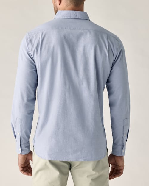 on model image of Oxford Draftsman Shirt