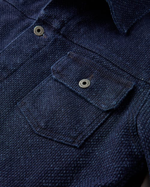 laydown detail image of Flannel-Lined Trucker - Special Edition