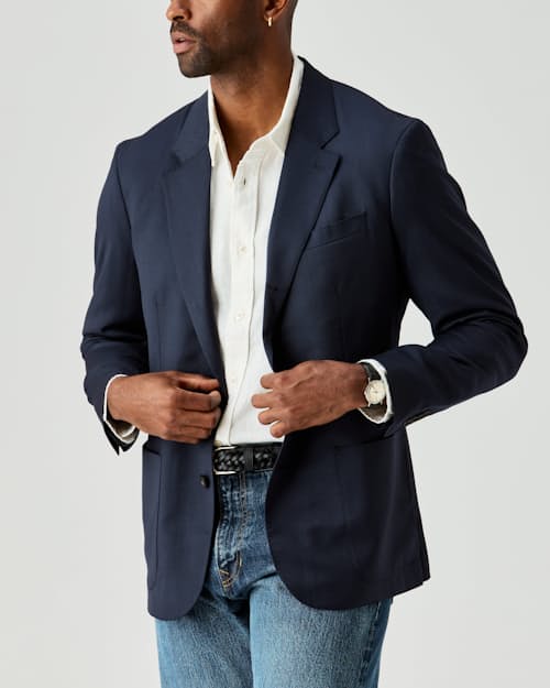 on model image of Rosedale Classic Blazer