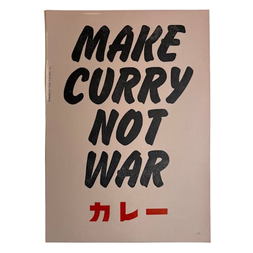 laydown image of MAKE CURRY NOT WAR