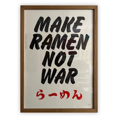 laydown image of MAKE RAMEN NOT WAR