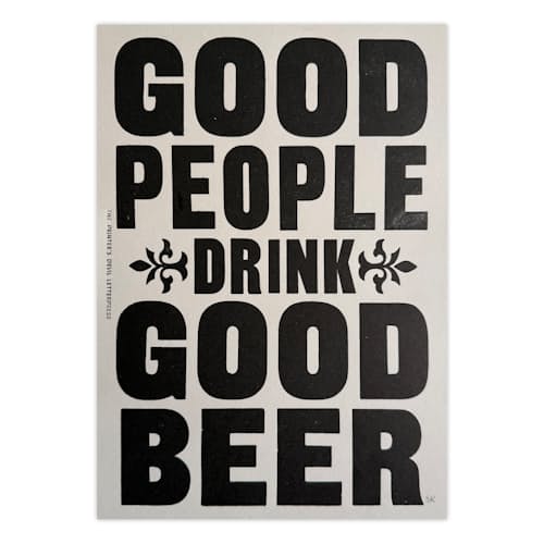 laydown image of GOOD BEER