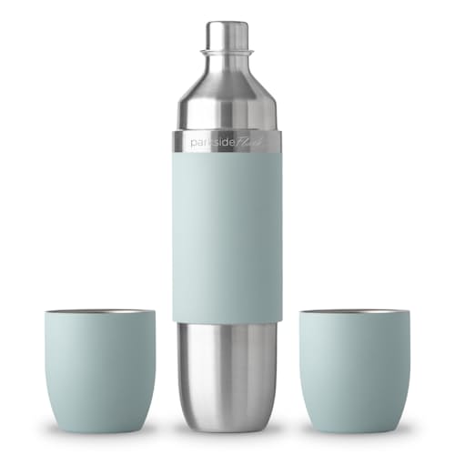 laydown image of Parkside 750 3-Piece Wine Set Flask