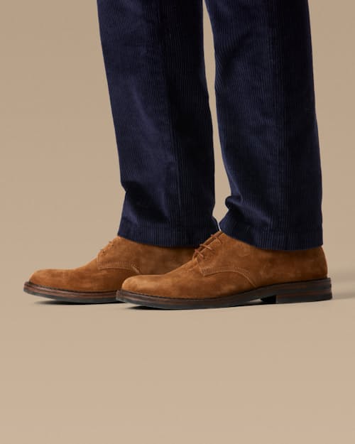 lifestyle image of Pleated Cord Trouser