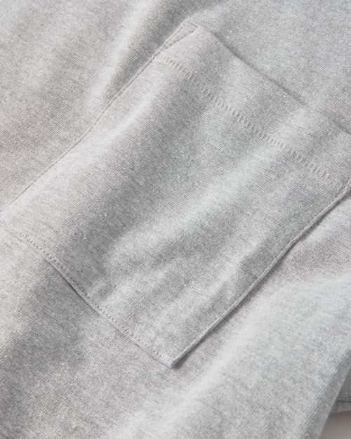 laydown detail image of American Heavyweight Pocket Longsleeve T-Shirt