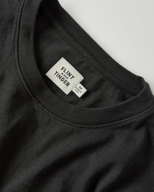 laydown detail image of American Heavyweight Pocket Longsleeve T-Shirt