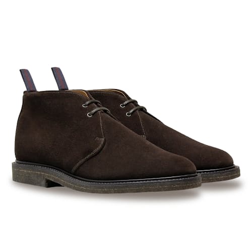 laydown image of Harry Suede Chukka Boot