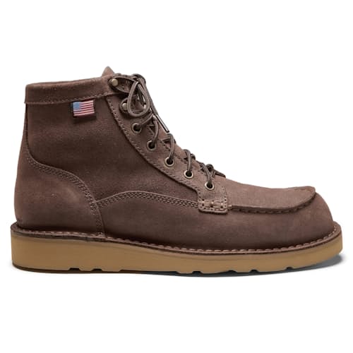 laydown image of Bull Run Lux Moc Toe 6 inch
